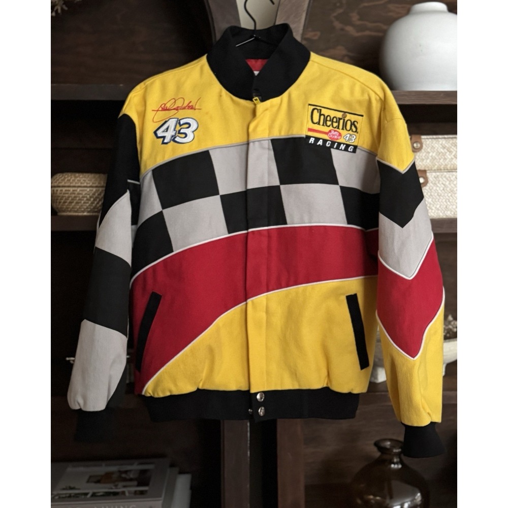 Vintage Cheerios Racing Jacket John Andretti #43 Men's L / Women's S-M Sample